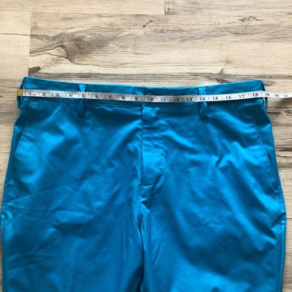 Adidas Blue Flat Front Shorts - Picture 7 of 7